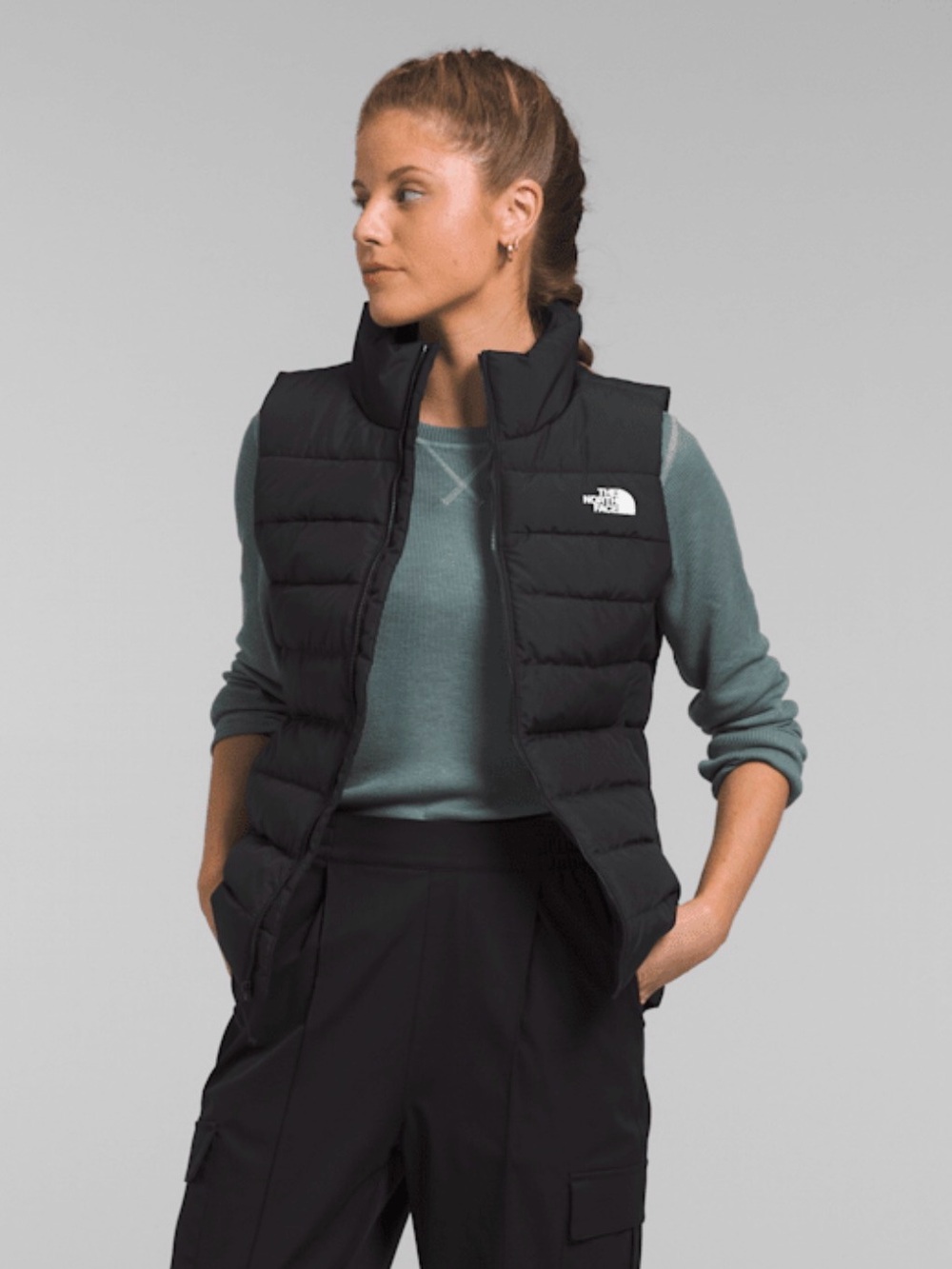 The North Face Black Quilted Puffer Vest